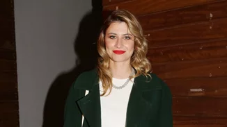 Εριέττα Μανούρη | Το animal print παντελόνι της είναι το ιδανικό για μια βραδιά θέατρου