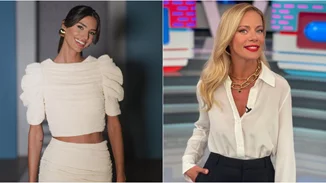 Η Ηλιάνα Παπαγεωργίου και η Ζέτα Μακρυπούλια φόρεσαν το ίδιο super stylish λευκό φόρεμα