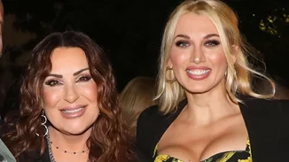 Ναταλία Γερμανού & Κωνσταντίνα Σπυροπούλου σε σπάνια κοινή βραδινή εμφάνιση