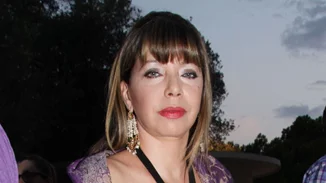 H Νάντια Μουρούζη στον γάμο του Γιάννη Παπαμιχαήλ