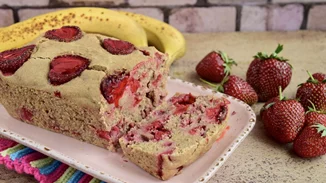 Strawberry Banana Bread - Το απόλυτο σνακ!