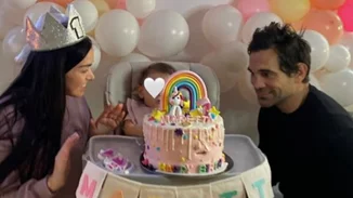 Όλγα Φαρμάκη - Σταύρος Μαντόπουλος | Η κόρη τους, Μαρέττα, έγινε ενός έτους - Η εντυπωσιακή της τούρτα