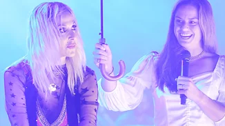 Μαρία Σάκκαρη - Άννα Βίσση | Έκαναν μαζί προπόνηση στο τένις πάνω στην σκηνή (pics,vid)