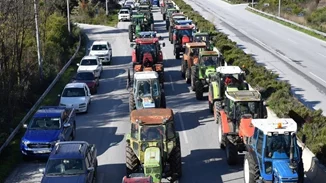 Αγροτικές κινητοποιήσεις | Κλειστή η Ε.Ο. Αθηνών-Θεσσαλονίκης στη Νίκαια - Αποκλεισμένος ο Ε65