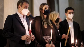 Κυριάκος Μητσοτάκης | Με την οικογένειά του το βράδυ της Ανάστασης