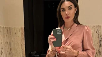 Τατιάνα Στεφανίδου | Με total brown look στο Κολωνάκι