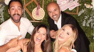 Η Χριστίνα Μπόμπα και ο Σάκης Τανιμανίδης είναι οι πιο εντυπωσιακοί καλεσμένοι | Ο γάμος στην Αθηναϊκή Ριβιέρα