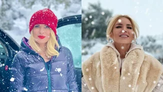 Let It Snow | Οι Ελληνίδες celebrities ποζάρουν στα χιόνια