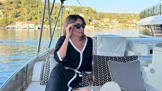 Τατιάνα Στεφανίδου & Νίκος Ευαγγελάτος | Απόδραση με το σκάφος στο Μεγανήσι