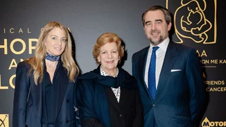 Χρυσή Βαρδινογιάννη | Με την Άννα Μαρία και τον Νικόλαο Ντε Γκρες σε μία ξεχωριστή βραδιά