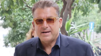 Ο Γιώργος Λιάγκας στο γήπεδο με τους γιους του | Τα πανηγύρια για τον Ολυμπιακό