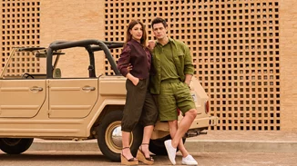 Η Έλενα Παπαρίζου και ο Κώστας Μαρτάκης πρωταγωνιστούν στη νέα SS25 καμπάνια της Haralas