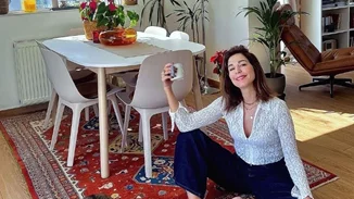 Η Κατερίνα Παπουτσάκη στην κουζίνα με τους γιους της - Φτιάχνουν pizza