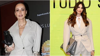 Η Ηλιάνα Παπαγεωργίου και η Μπέττυ Μαγγίρα φόρεσαν το ίδιο ανοιξιάτικο κοστούμι από την H&M