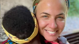 Χριστίνα Κοντοβά | Η γλυκιά καλημέρα από την Ουγκάντα με την κορούλα της, Ada