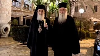 Στον Ναό της Αναστάσεως, στα Ιεροσόλυμα, η χειροτονία του Αρχιεπισκόπου Σινά Συμεών