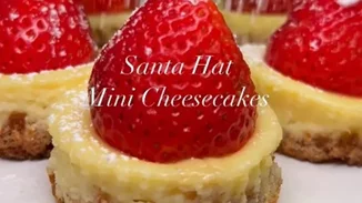 Χριστουγεννιάτικα Mini Cheesecakes | Ένα πρωτότυπο εορταστικό γλύκισμα
