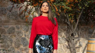 Η Σταματίνα Τσιμτσιλή με το σακάκι από τη Zara που χρειάζεσαι για την άνοιξη