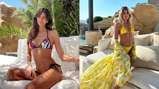 Το beachwear look που προτιμούν η Ηλιάνα Παπαγεωργίου και η Βάσια Κωσταρά είναι ό,τι πιο ανέμελο θα βάλεις στο νησί