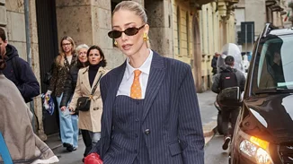 Η Κατερίνα Ευαγγελινού φόρεσε το άκρως απαραίτητο πανωφόρι για αυτή την εποχή