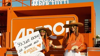 Το Aperol απογείωσε το Primer Music Festival 2025 με ένα μοναδικό drone show