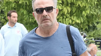 Ο Πασχάλης Τσαρούχας σε μία σπάνια φωτογραφία με την κόρη του, Αλεξάνδρα