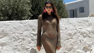 Η Σταματίνα Τσιμτσιλή στην πιο όμορφη καλοκαιρινή της βόλτα λίγο πριν φύγει από το νησί