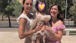 Η Ιωάννα Τριανταφυλλίδου έγινε νονά | Η ρομαντική εμφάνιση και το ιδιαίτερο headpiece