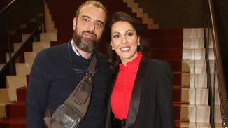 Σωτήρης Τσαφούλιας | Σπάνια δημόσια εμφάνιση με τη γοητευτική σύντροφό του, Αννα Μενενάκου