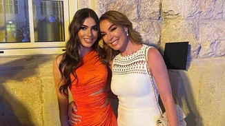 Η Τατιάνα Στεφανίδου κάνει βόλτες με την κόρη της, Λυδία στη γέφυρα του Μπρούκλιν | Τα κομψά φθινοπωρινά looks που επέλεξαν