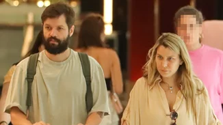 Κατρίνα Τσάνταλη και Ανδρέας Βούλγαρης για ψώνια με τον γιο τους