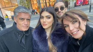 Τατιάνα Στεφανίδου και Νίκος Ευαγγελάτος σε μίνι εξόρμηση στο Λονδίνο