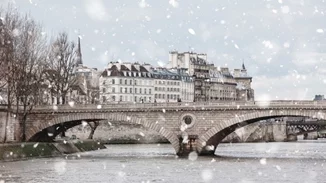 Παρίσι | Στα λευκά "ντύθηκε" η πόλη του Φωτός - Οι εντυπωσιακές εικόνες