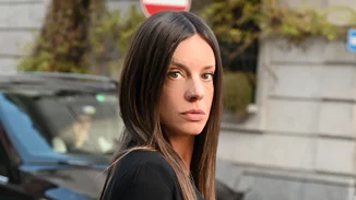 Χρυσιάννα Ανδριοπούλου | Οι leather καμπαρντίνες που όρισαν τα looks της στην Εβδομάδα Μόδας του Μιλάνου