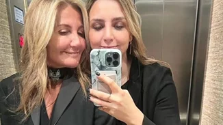 Η Μαρέβα Μητσοτάκη στο Μέγαρο Μουσικής - Οι γραμμές και υφές στα ρούχα που επιλέγει