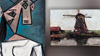 Επέστρεψαν στην Εθνική Πινακοθήκη οι κλεμμένοι πίνακες του Picasso και του Μοndrian. Στη νέα πτέρυγα της δυτικοευρωπαϊκής τέχνης στο επίπεδο -2