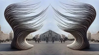 Flowing Free | Ένα γλυπτό-σύμβολο αφιερωμένο στη γενναιότητα των γυναικών του Ιράν