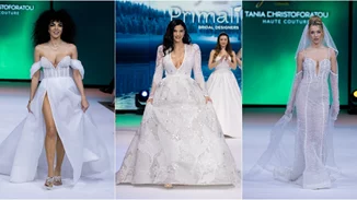 10 συγκλονιστικά νυφικά και 3 #catwalk εκπλήξεις που αποθέωσαν το Yes I Do Catwalk by Georg Jensen