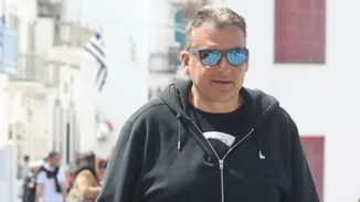 Ο Γιώργος Λιάγκας στην Παναγία της Τήνου