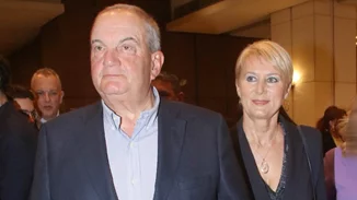 Νατάσα Παζαΐτη και Κώστας Καραμανλής σε σπάνια εμφάνιση με τον γιο τους, Αλέξανδρο