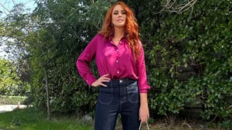 O stylish τρόπος που η Σίσσυ Χρηστίδου φόρεσε ένα denim jacket σε βραδινή της έξοδο