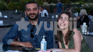 Λεωνίδας Κουτσόπουλος | Στις εξέδρες του γηπέδου με τη Χρύσα Μιχαλοπούλου