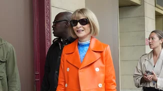 Orange & Blue | Το πιο chic color block του χειμώνα