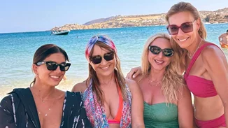 Η Μάρα Ζαχαρέα και η Σταματίνα Τσιμτσιλή στο Κάιρο | Τα super style σύνολά τους στις πυραμίδες