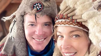 Η Μαριέττα Χρουσαλά γιορτάζει τα γενέθλιά της στο Courchevel | Οι ρομαντικές φωτογραφίες με τον Λέοντα Πατίτσα