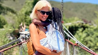 Χριστίνα Κοντοβά | Η κόρη της, Έιντα σε ρόλο μοντέλου