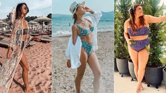 Summer Moodboard | Ελληνίδες celebrities με ψηλόμεσα μαγιό