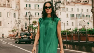 Το shirt dress της Νάντιας Ράπτη είναι ιδανικό για τις καλοκαιρινές εμφανίσεις σου