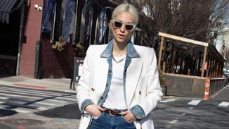 Πώς θα φορέσεις το τζιν σου την άνοιξη; Η Σοφία Καρβέλα προτείνει τα πιο κομψά looks