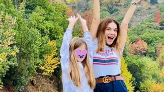 Περήφανη μαμά | Η Βάσω Λασκαράκη μας δείχνει την εντυπωσιακή ζωγραφιά της κόρης της, Εύας